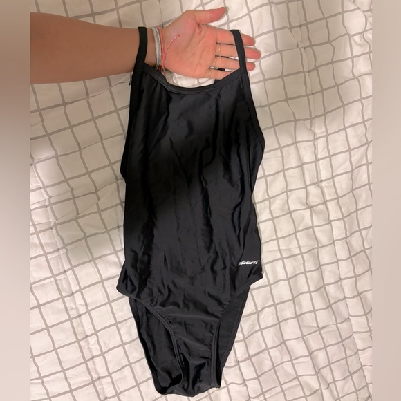 Black sporti swim suit - Picture 2 of 2